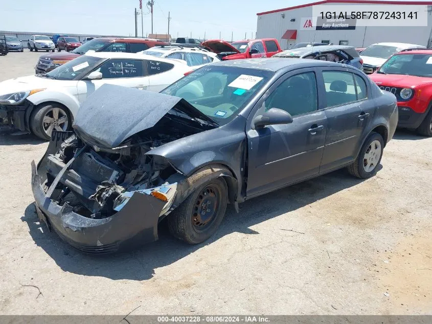 1G1AL58F787243141 2008 Chevrolet Cobalt Lt