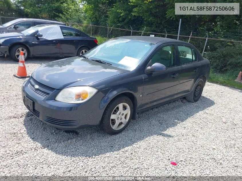 2008 Chevrolet Cobalt Lt VIN: 1G1AL58F587250606 Lot: 40070520