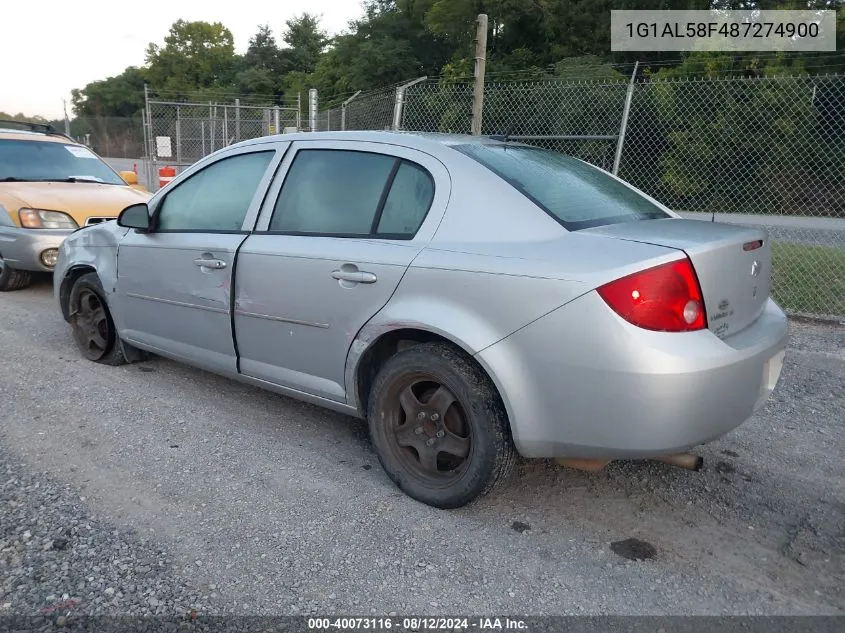 1G1AL58F487274900 2008 Chevrolet Cobalt Lt