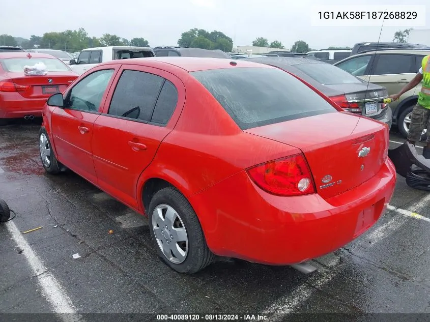 2008 Chevrolet Cobalt Ls VIN: 1G1AK58F187268829 Lot: 40089120