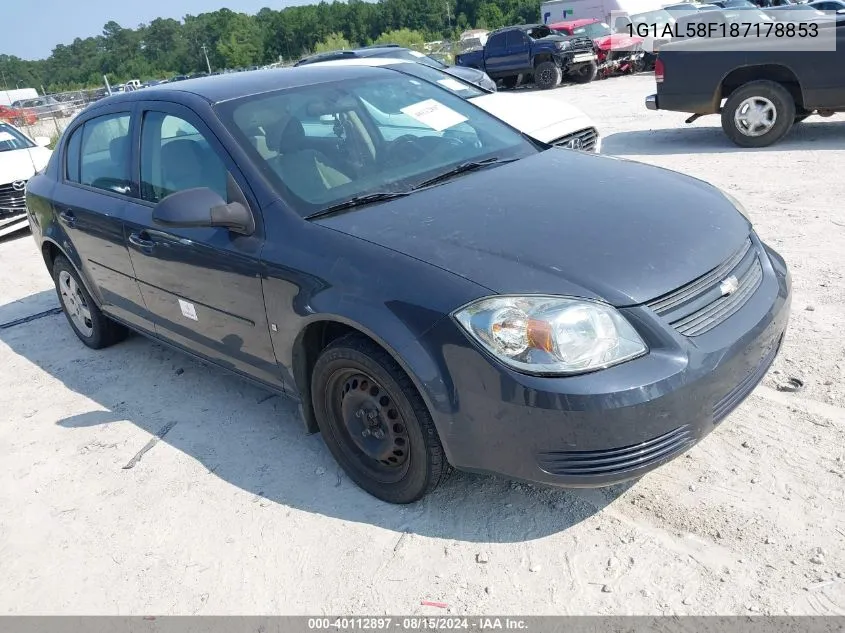 2008 Chevrolet Cobalt Lt VIN: 1G1AL58F187178853 Lot: 40112897