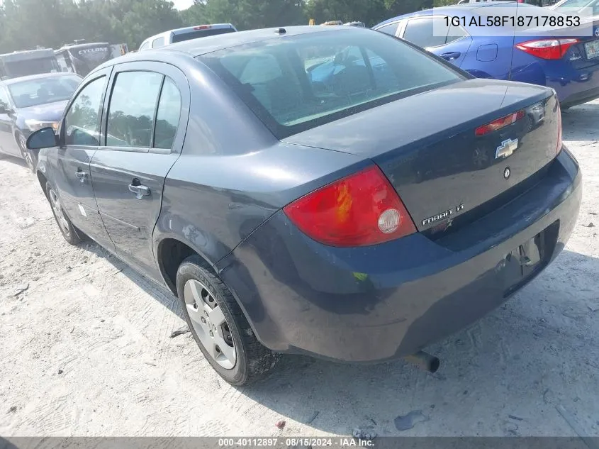 2008 Chevrolet Cobalt Lt VIN: 1G1AL58F187178853 Lot: 40112897