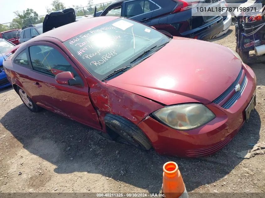 2008 Chevrolet Cobalt Lt VIN: 1G1AL18F787198971 Lot: 40211325