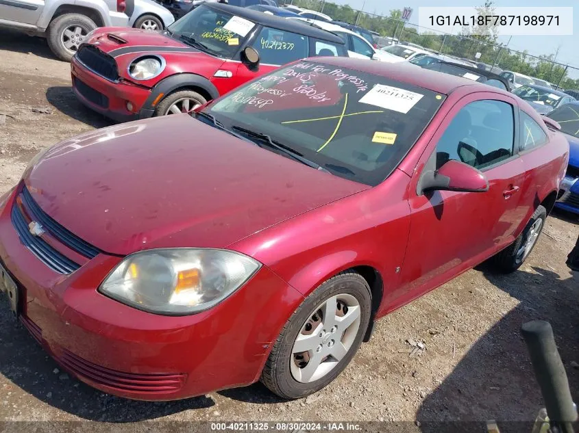 2008 Chevrolet Cobalt Lt VIN: 1G1AL18F787198971 Lot: 40211325