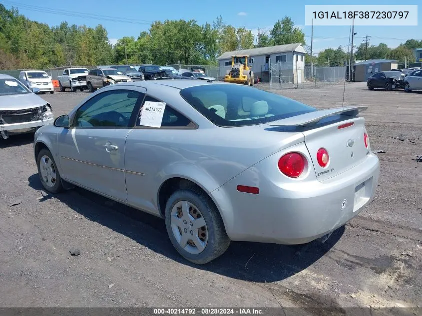 2008 Chevrolet Cobalt Lt VIN: 1G1AL18F387230797 Lot: 40214792