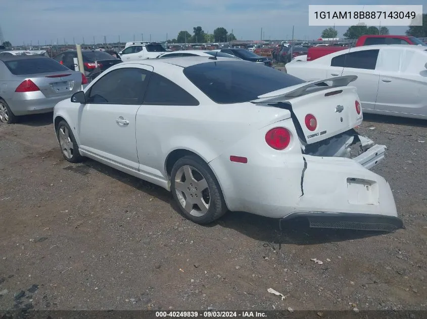 2008 Chevrolet Cobalt Sport VIN: 1G1AM18B887143049 Lot: 40249839