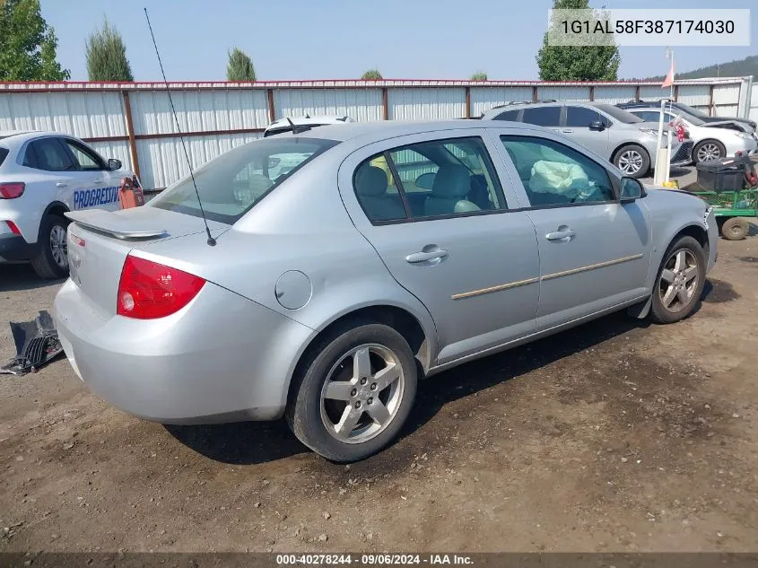 2008 Chevrolet Cobalt Lt VIN: 1G1AL58F387174030 Lot: 40278244