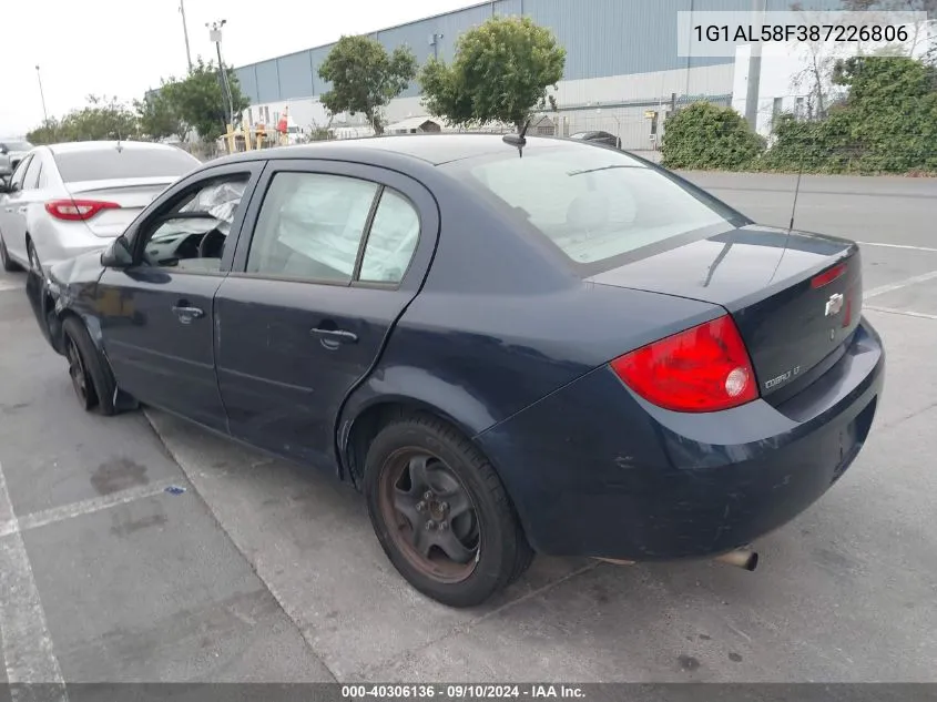 2008 Chevrolet Cobalt Lt VIN: 1G1AL58F387226806 Lot: 40306136