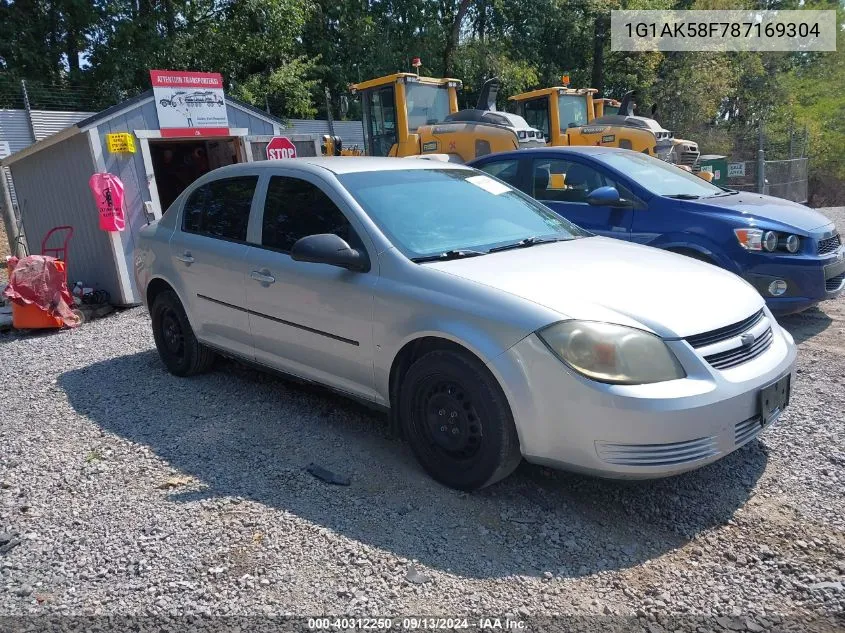 2008 Chevrolet Cobalt Ls VIN: 1G1AK58F787169304 Lot: 40312250