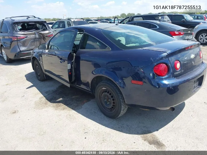 2008 Chevrolet Cobalt Ls VIN: 1G1AK18F787255513 Lot: 40342110