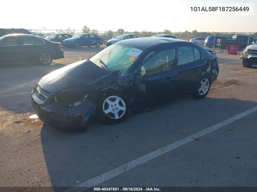 2008 Chevrolet Cobalt Lt VIN: 1G1AL58F187256449 Lot: 40347851