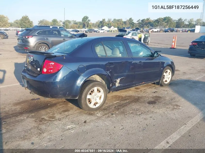 2008 Chevrolet Cobalt Lt VIN: 1G1AL58F187256449 Lot: 40347851