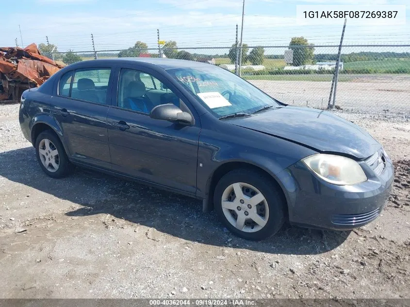 2008 Chevrolet Cobalt Ls VIN: 1G1AK58F087269387 Lot: 40362044