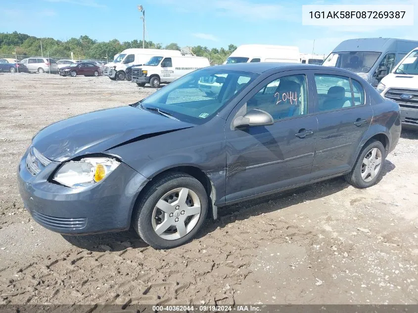 2008 Chevrolet Cobalt Ls VIN: 1G1AK58F087269387 Lot: 40362044