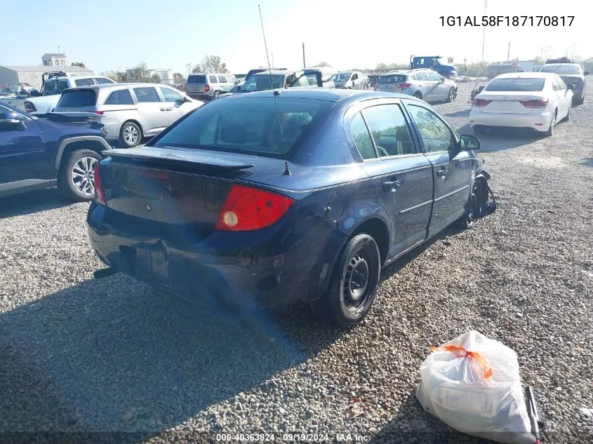 2008 Chevrolet Cobalt Lt VIN: 1G1AL58F187170817 Lot: 40363824