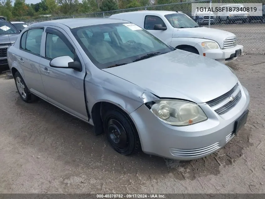 2008 Chevrolet Cobalt Lt VIN: 1G1AL58F187340819 Lot: 40370782