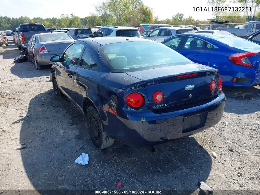 2008 Chevrolet Cobalt Lt VIN: 1G1AL18F687132251 Lot: 40371555