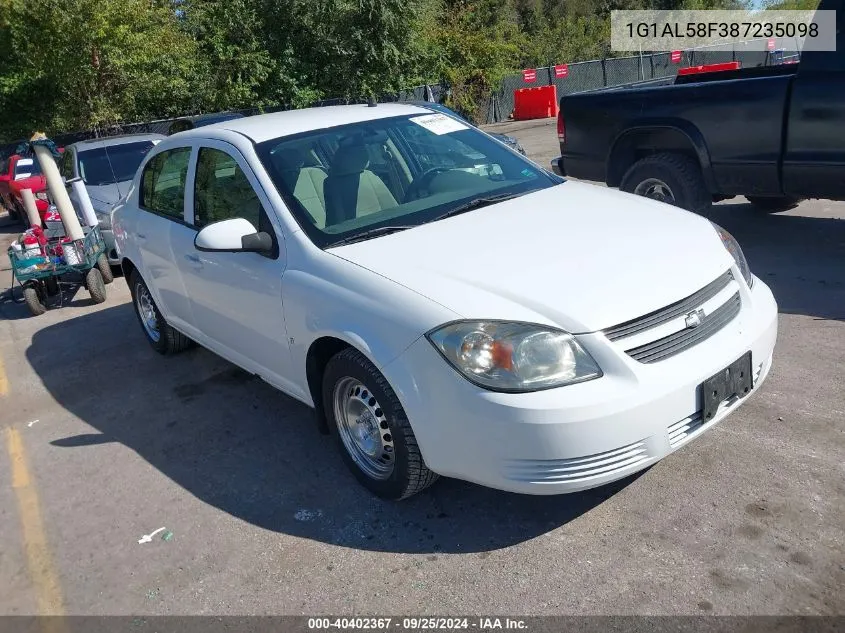 2008 Chevrolet Cobalt Lt VIN: 1G1AL58F387235098 Lot: 40402367