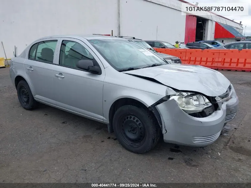 2008 Chevrolet Cobalt Ls VIN: 1G1AK58F787104470 Lot: 40441774