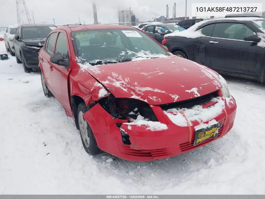 1G1AK58F487213727 2008 Chevrolet Cobalt Ls
