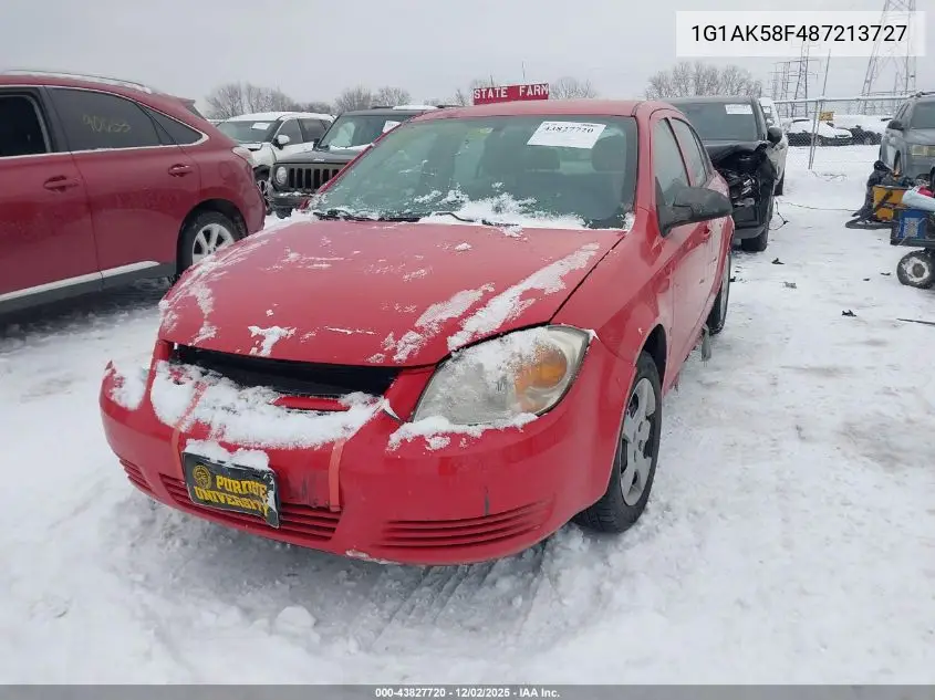 1G1AK58F487213727 2008 Chevrolet Cobalt Ls