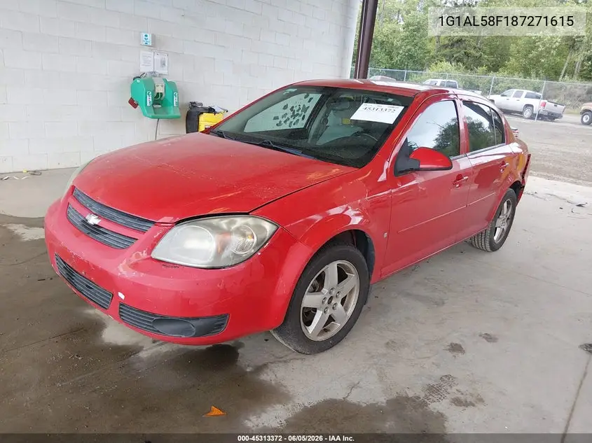 2008 Chevrolet Cobalt Lt VIN: 1G1AL58F187271615 Lot: 45313372