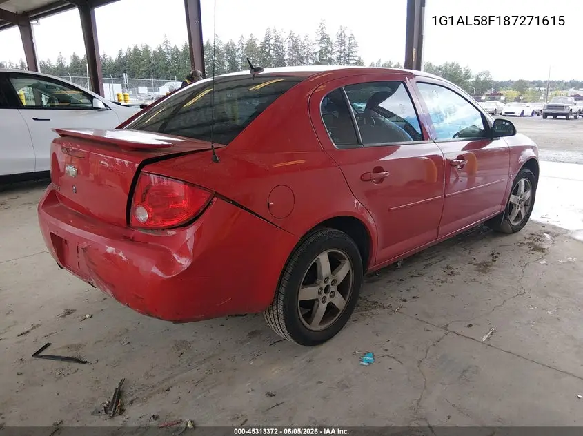 2008 Chevrolet Cobalt Lt VIN: 1G1AL58F187271615 Lot: 45313372