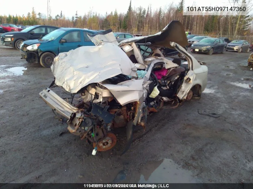 1G1AT55H097147360 2009 Chevrolet Cobalt