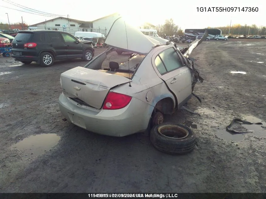 1G1AT55H097147360 2009 Chevrolet Cobalt