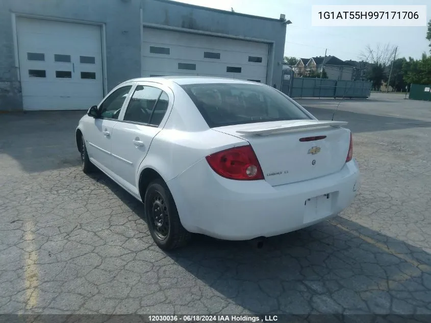 2009 Chevrolet Cobalt VIN: 1G1AT55H997171706 Lot: 12030036