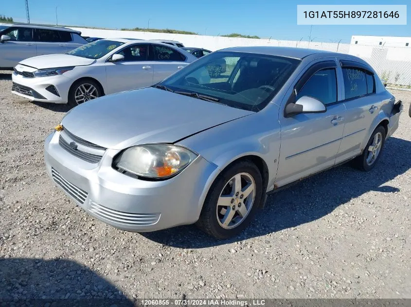 1G1AT55H897281646 2009 Chevrolet Cobalt Lt