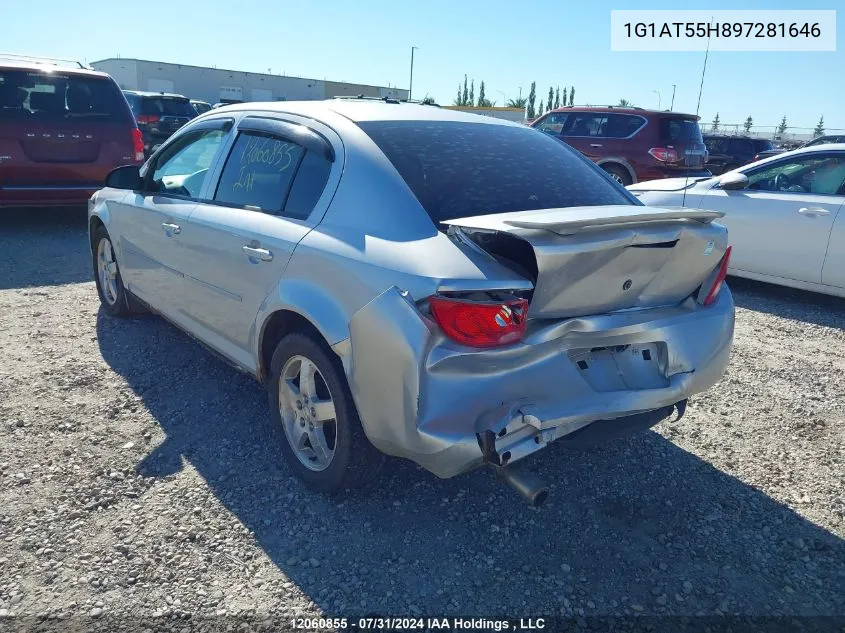 2009 Chevrolet Cobalt Lt VIN: 1G1AT55H897281646 Lot: 12060855