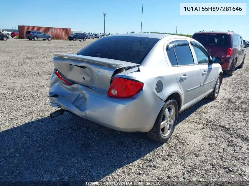 2009 Chevrolet Cobalt Lt VIN: 1G1AT55H897281646 Lot: 12060855