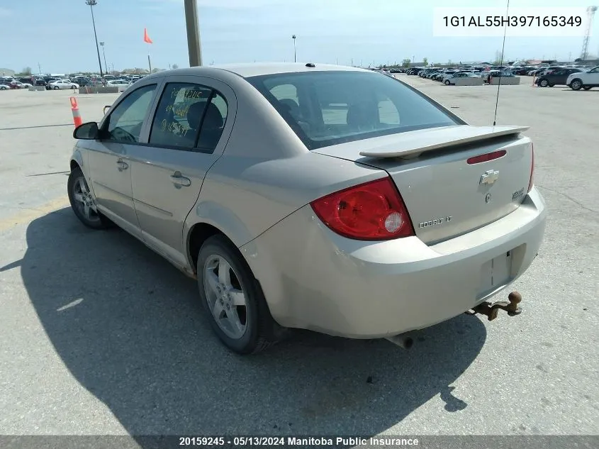 1G1AL55H397165349 2009 Chevrolet Cobalt Lt