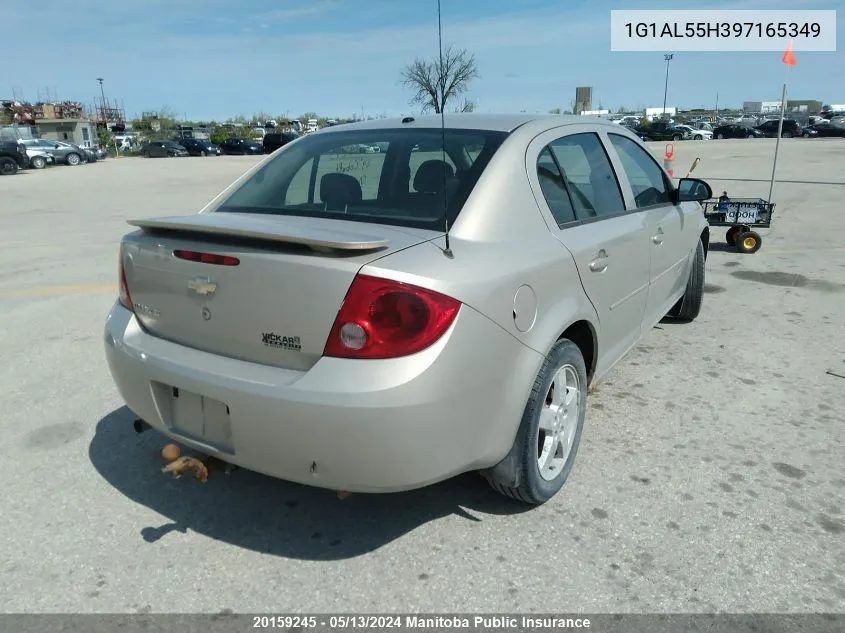 1G1AL55H397165349 2009 Chevrolet Cobalt Lt