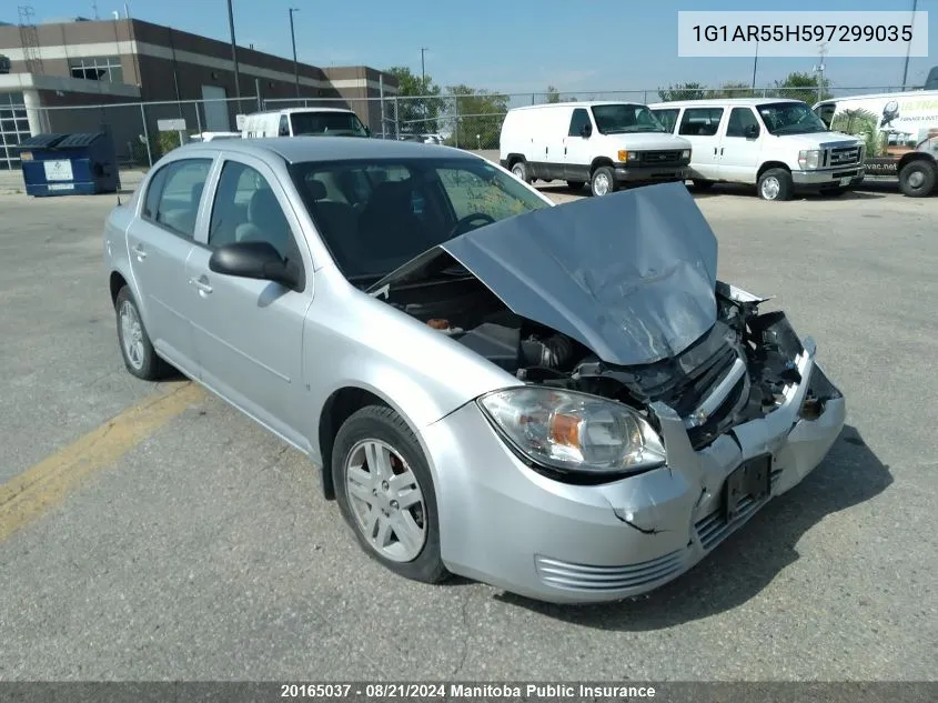 2009 Chevrolet Cobalt Ls VIN: 1G1AR55H597299035 Lot: 20165037