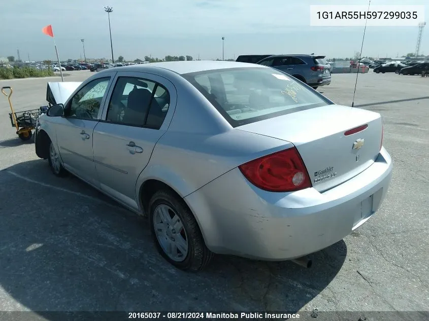 2009 Chevrolet Cobalt Ls VIN: 1G1AR55H597299035 Lot: 20165037