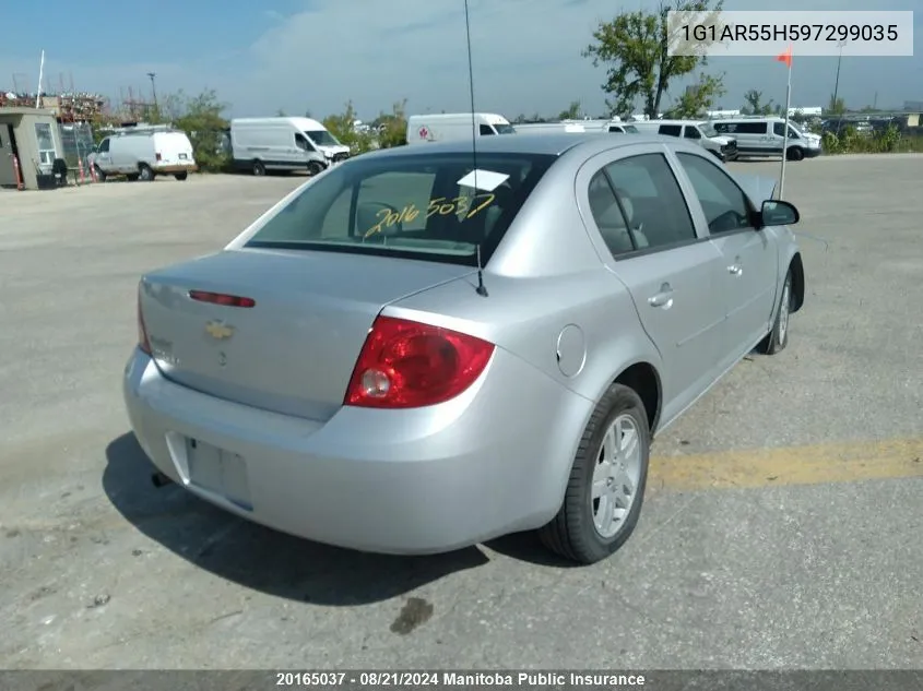 2009 Chevrolet Cobalt Ls VIN: 1G1AR55H597299035 Lot: 20165037