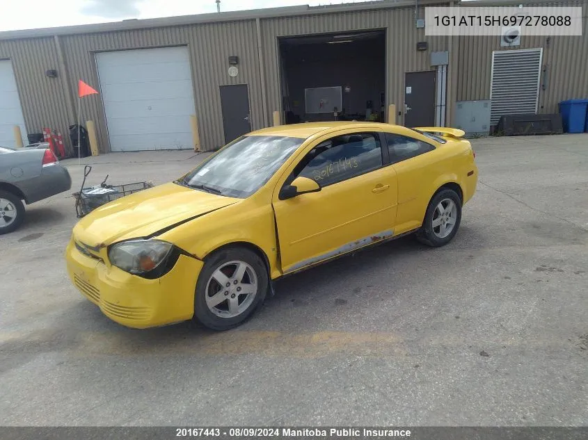 2009 Chevrolet Cobalt Lt VIN: 1G1AT15H697278088 Lot: 20167443