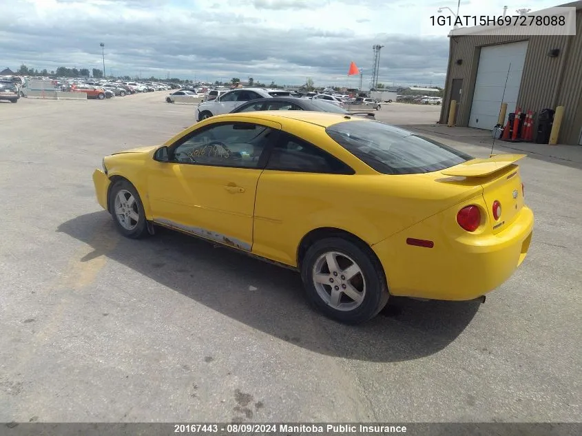 2009 Chevrolet Cobalt Lt VIN: 1G1AT15H697278088 Lot: 20167443