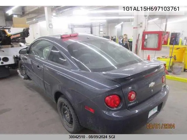 1G1AL15H697103761 2009 Chevrolet Cobalt Lt