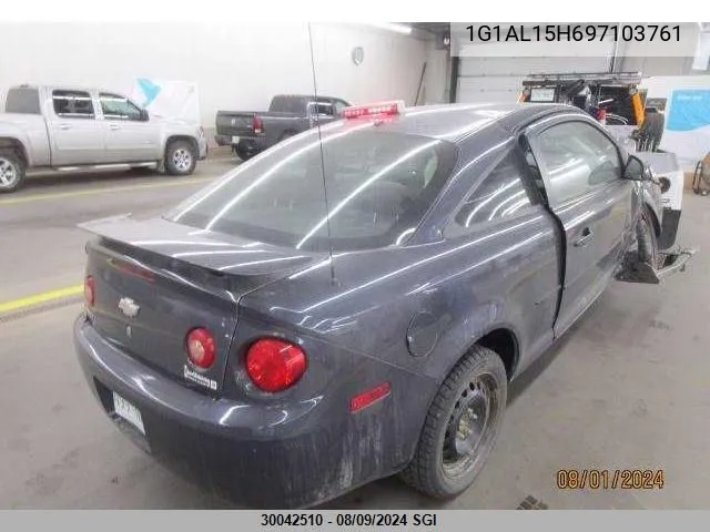 1G1AL15H697103761 2009 Chevrolet Cobalt Lt