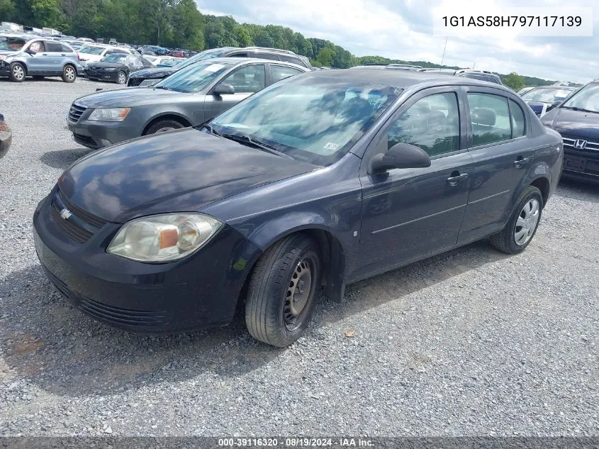 2009 Chevrolet Cobalt Ls VIN: 1G1AS58H797117139 Lot: 39116320