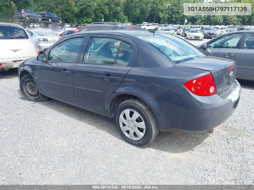 2009 Chevrolet Cobalt Ls VIN: 1G1AS58H797117139 Lot: 39116320