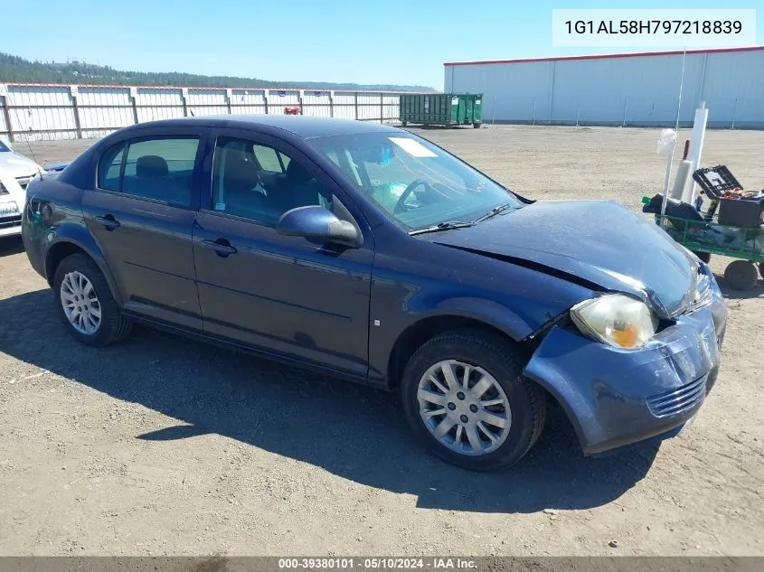 1G1AL58H797218839 2009 Chevrolet Cobalt Lt