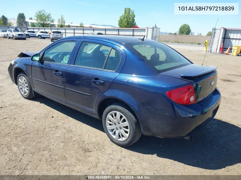 1G1AL58H797218839 2009 Chevrolet Cobalt Lt