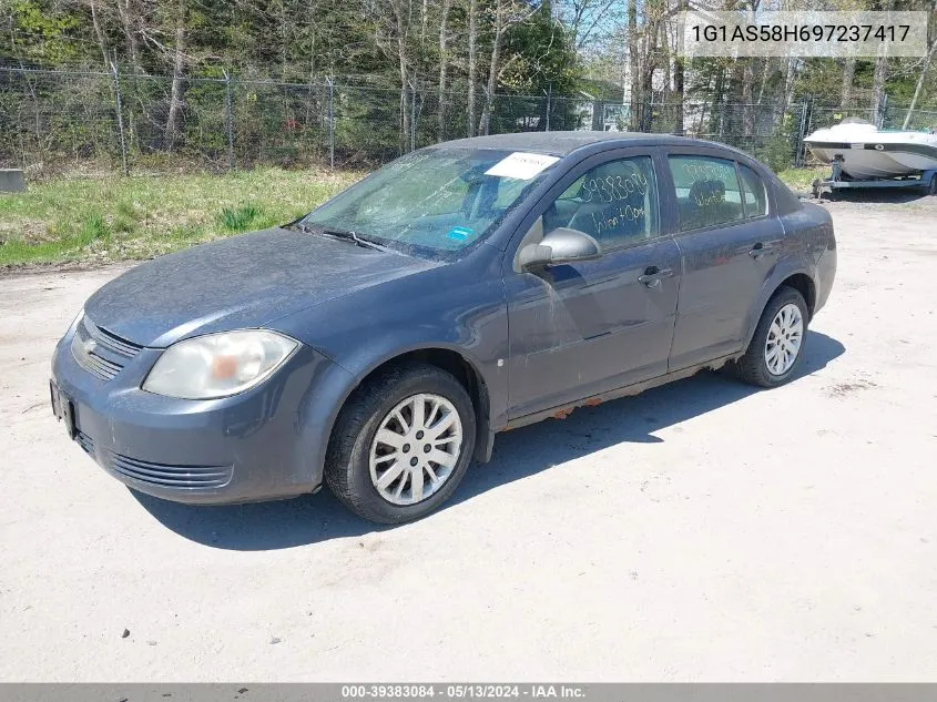 1G1AS58H697237417 2009 Chevrolet Cobalt Ls