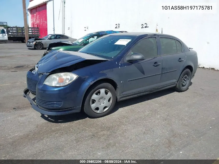 2009 Chevrolet Cobalt Ls VIN: 1G1AS58H197175781 Lot: 39402236