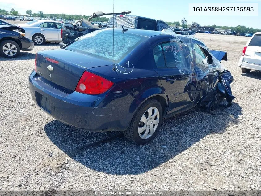 2009 Chevrolet Cobalt Ls VIN: 1G1AS58H297135595 Lot: 39414218