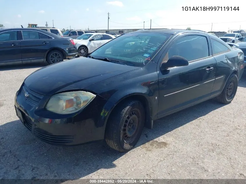 2009 Chevrolet Cobalt Ls VIN: 1G1AK18H997119144 Lot: 39442852